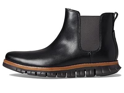 ZERØGRAND Chelsea WP サイドゴアブーツ Amazon | Cole Haan Zerogrand Chelsea WP Black/Dark Pavement